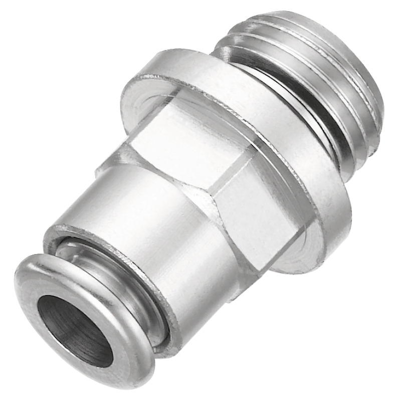 Raccord droit Mâle F12-M3/8G-CN Métal